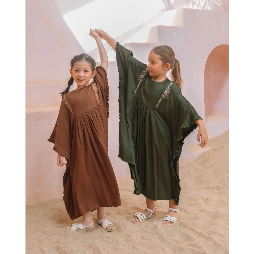 KIDS HOODED KAFTAN MS MOCHILLA