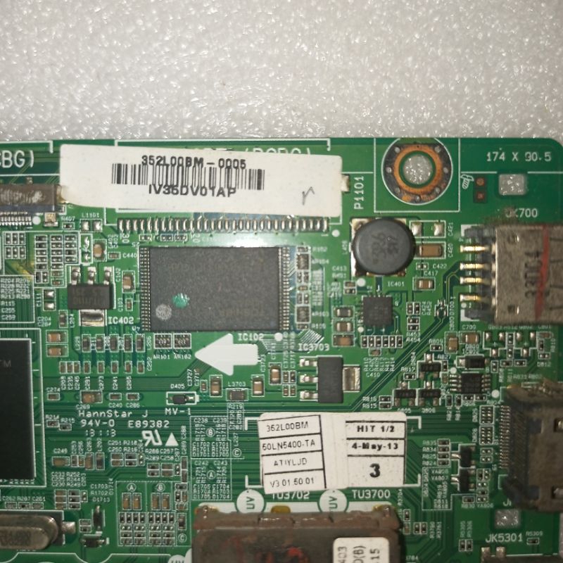 Câble Nappe LG 50LN5400 (haut-parleurs Vers Carte Mère) - D'occasion Testé Fonctionnel