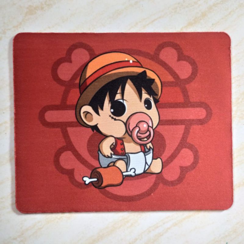 Anti-slip Gaming Mouse Pad Anime One Piece Luffy Sanji Zoro Chopper ...