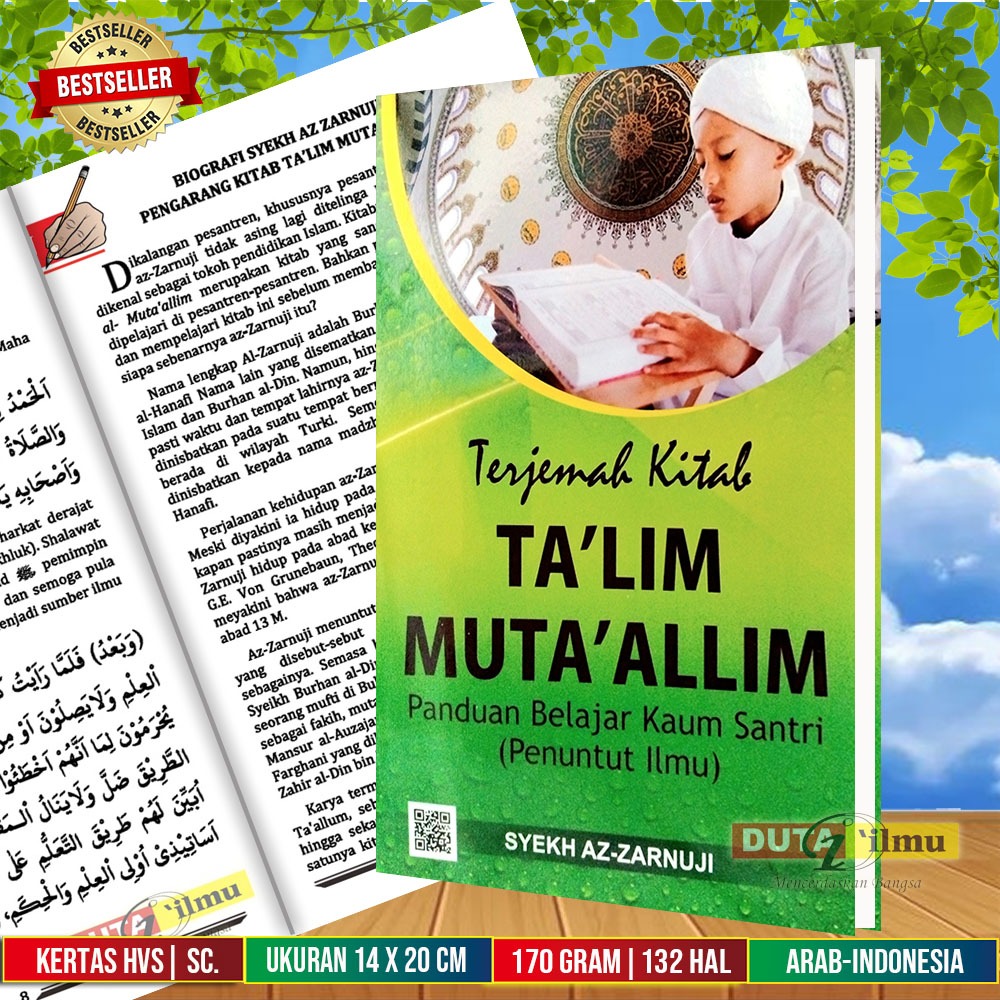 Indonesian Arabic translation of the Book of TA'LIM MUTAALLIM | Shopee ...