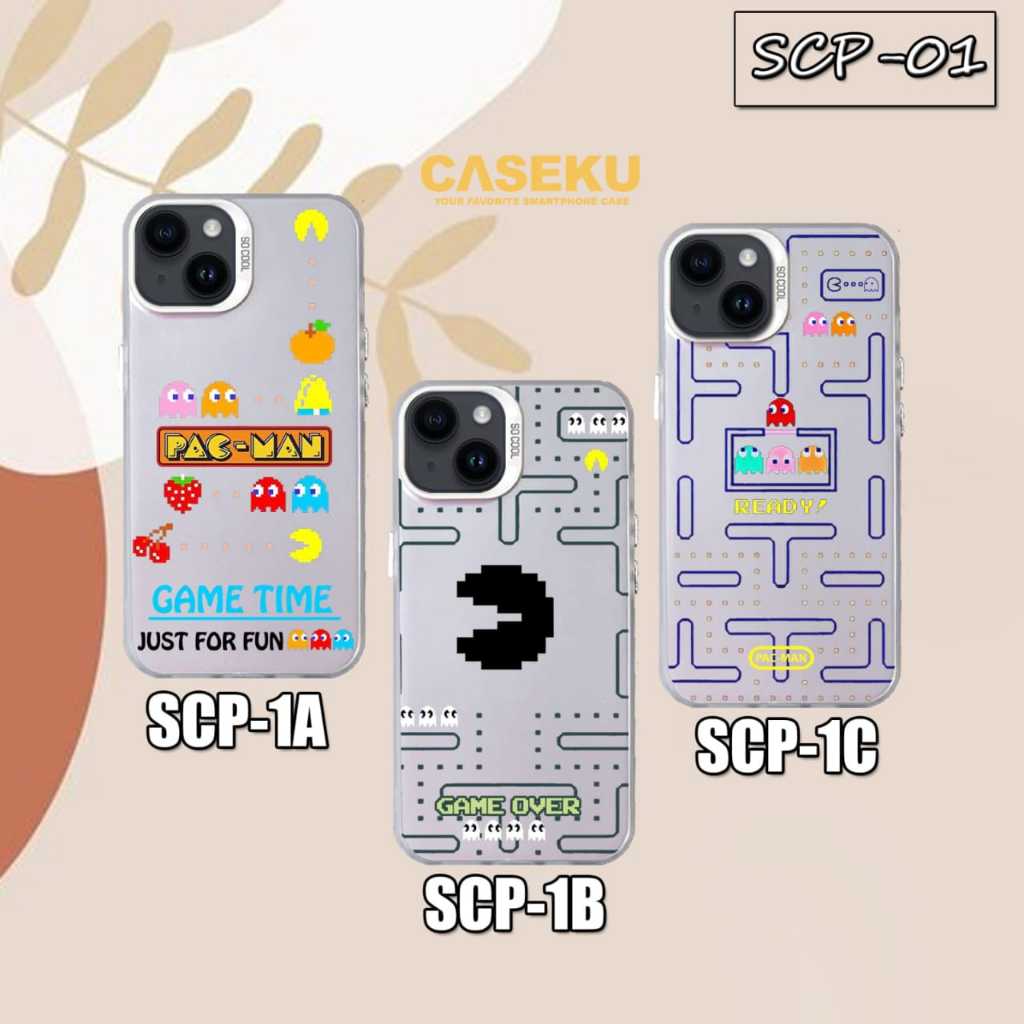 Premium Matte Hard Case Antishock Casing Hp PacMan Game Over SCP-01 ...