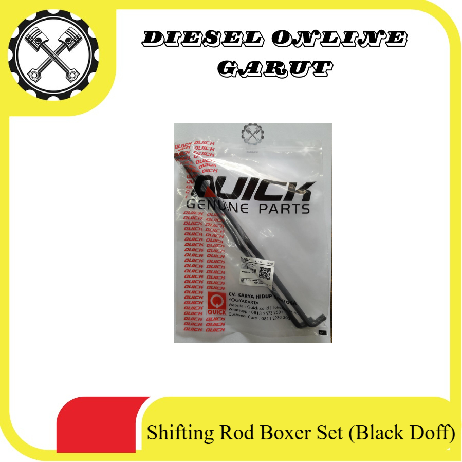 HITAM Shifting Rod Boxer Set (Black Doff) Black Quick Boxer Turn Clutch ...