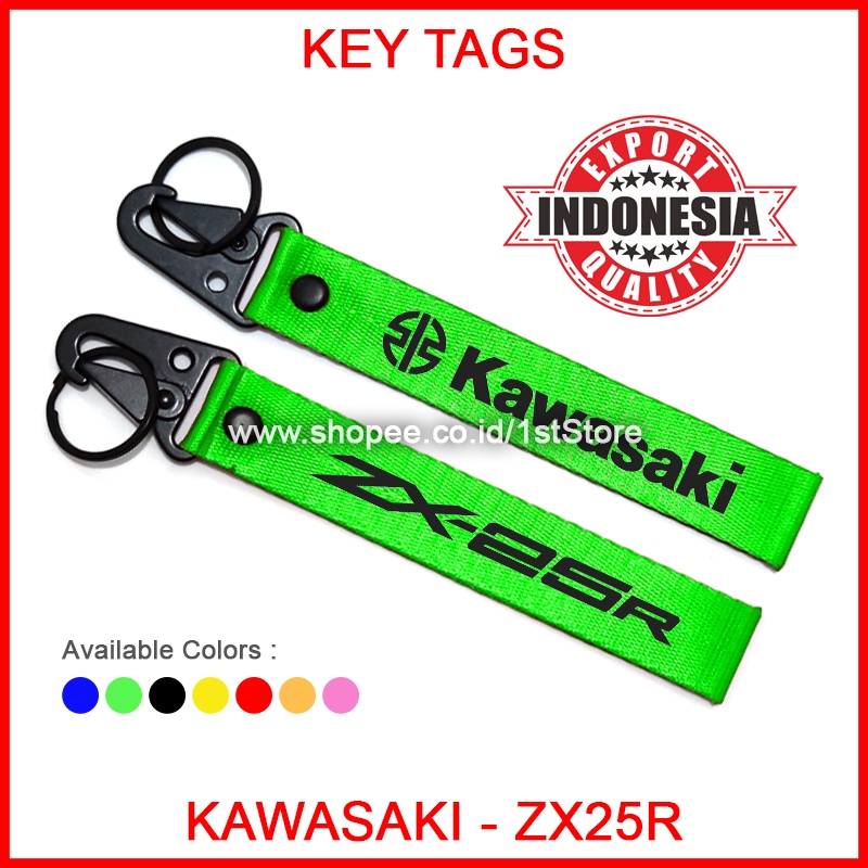 KAWASAKI GANTUNGAN NEW LOGO KEYCHAIN NINJA ZX-25R PREMIUM HIGH QUALITY ...