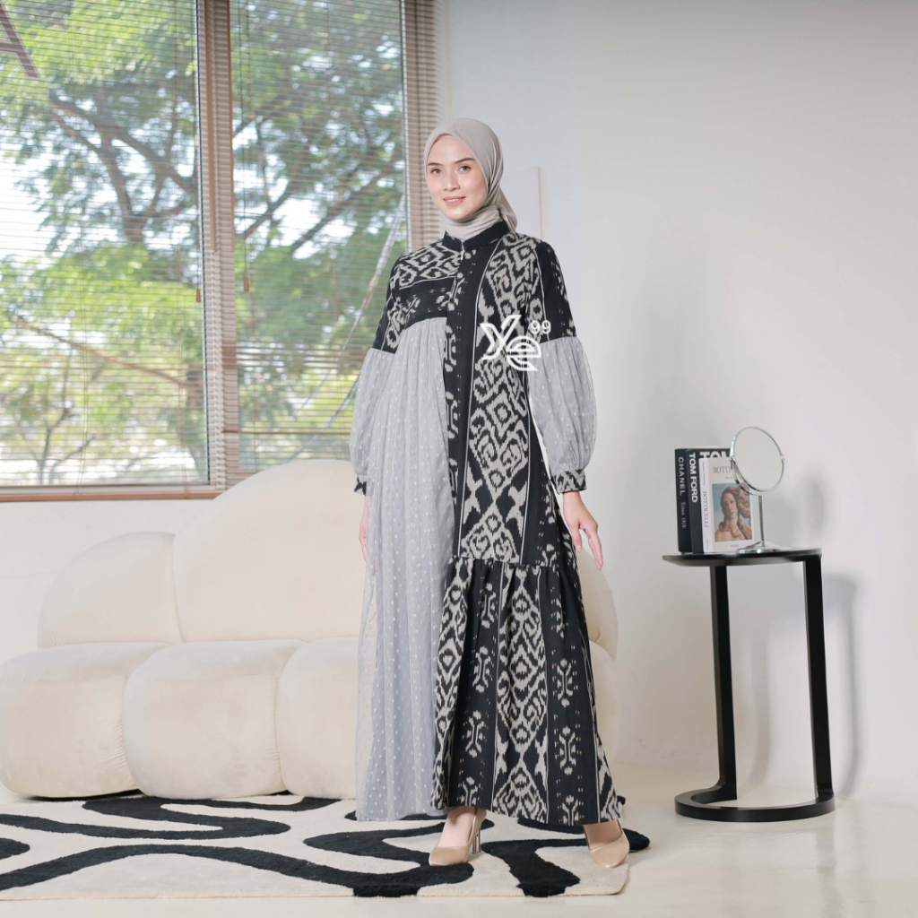 Troso woven raya gamis, ethnic gamis, raya gamis, raya dress, ethnic ...