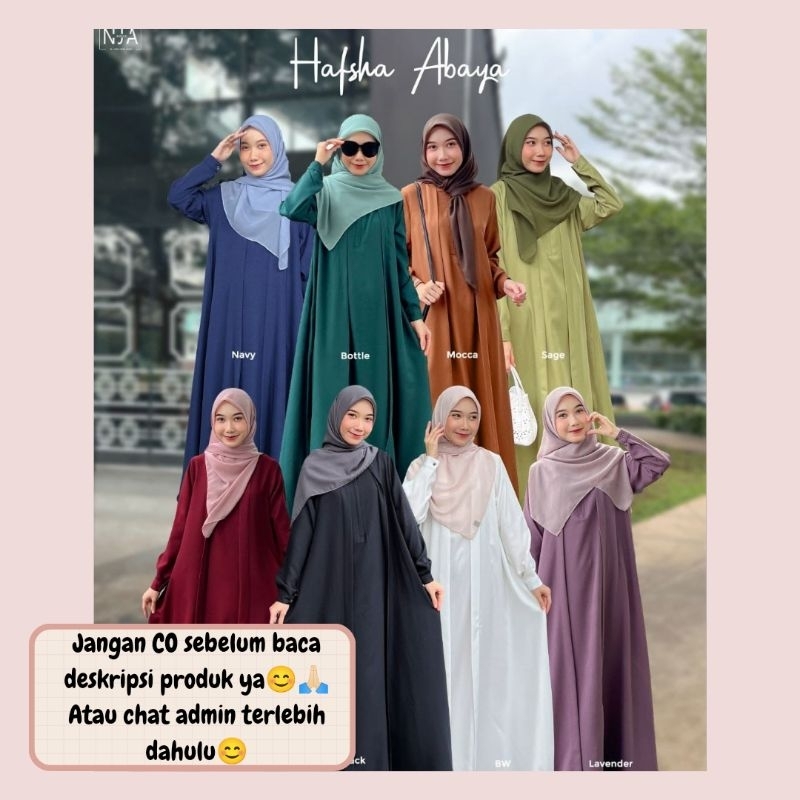 Hafsha abaya by NJA OPEN PRE ORDER (READY APRIL 2025) | Shopee Malaysia