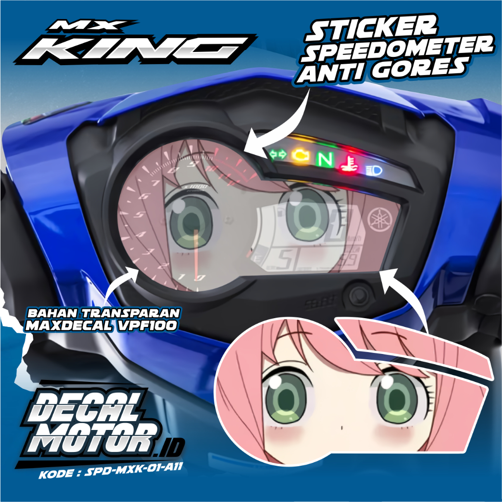 Transparent Sticker for MX KING Motorcycle Speedometer Accessories ...