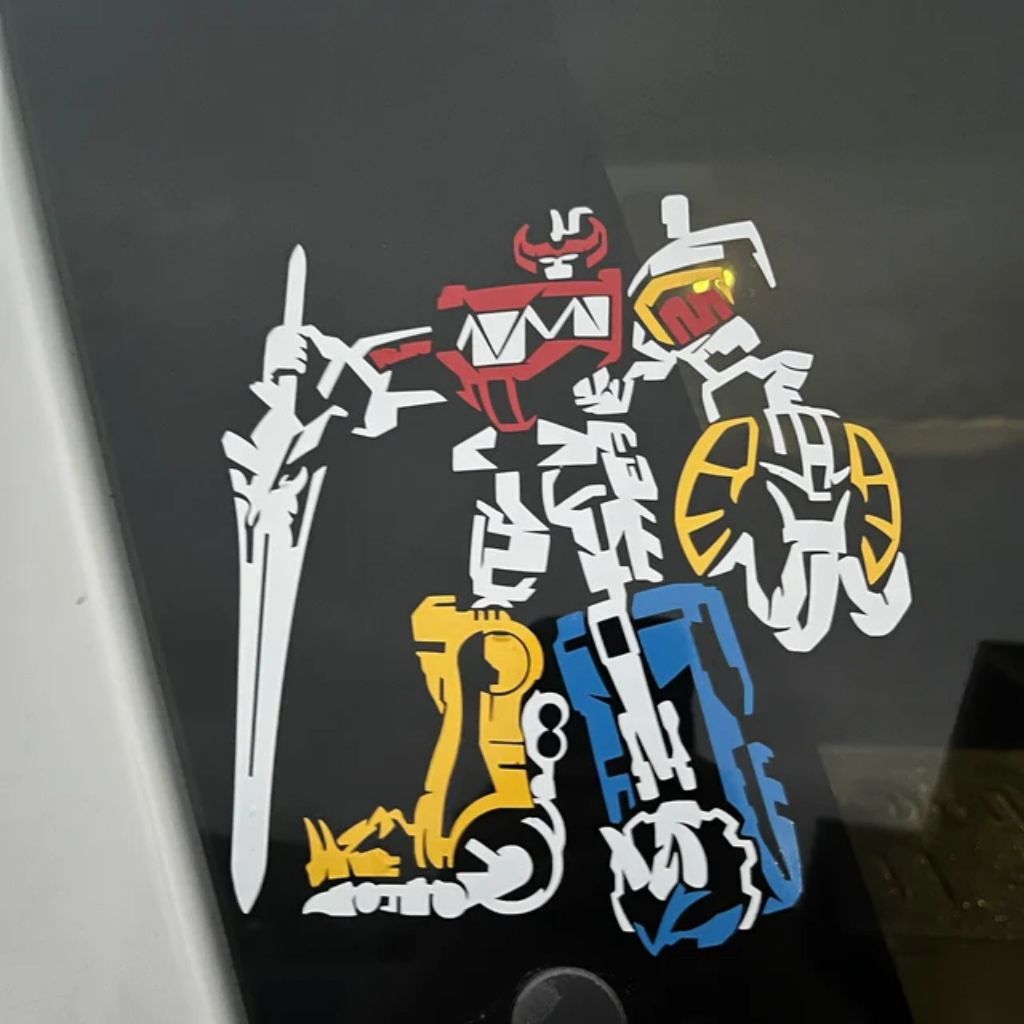 Cinema Megazord Power Rangers Sticker | Shopee Malaysia