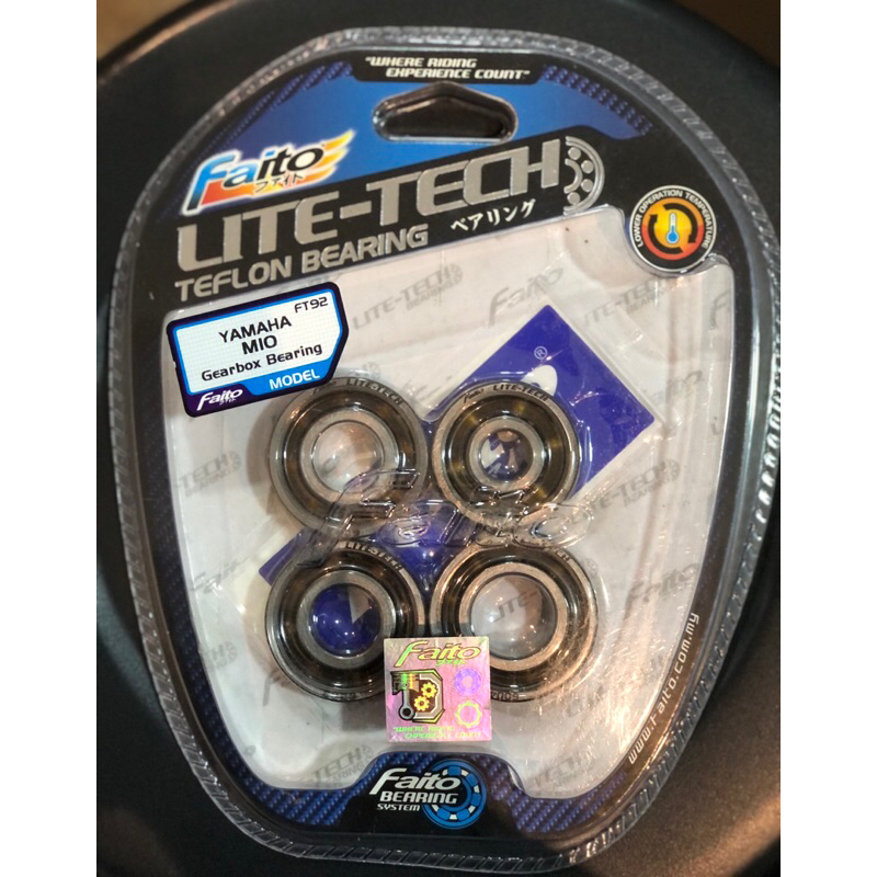 Faito Bearing Axle Gear box Ratio Set (Lite Tech) Yamaha Mio Sporty