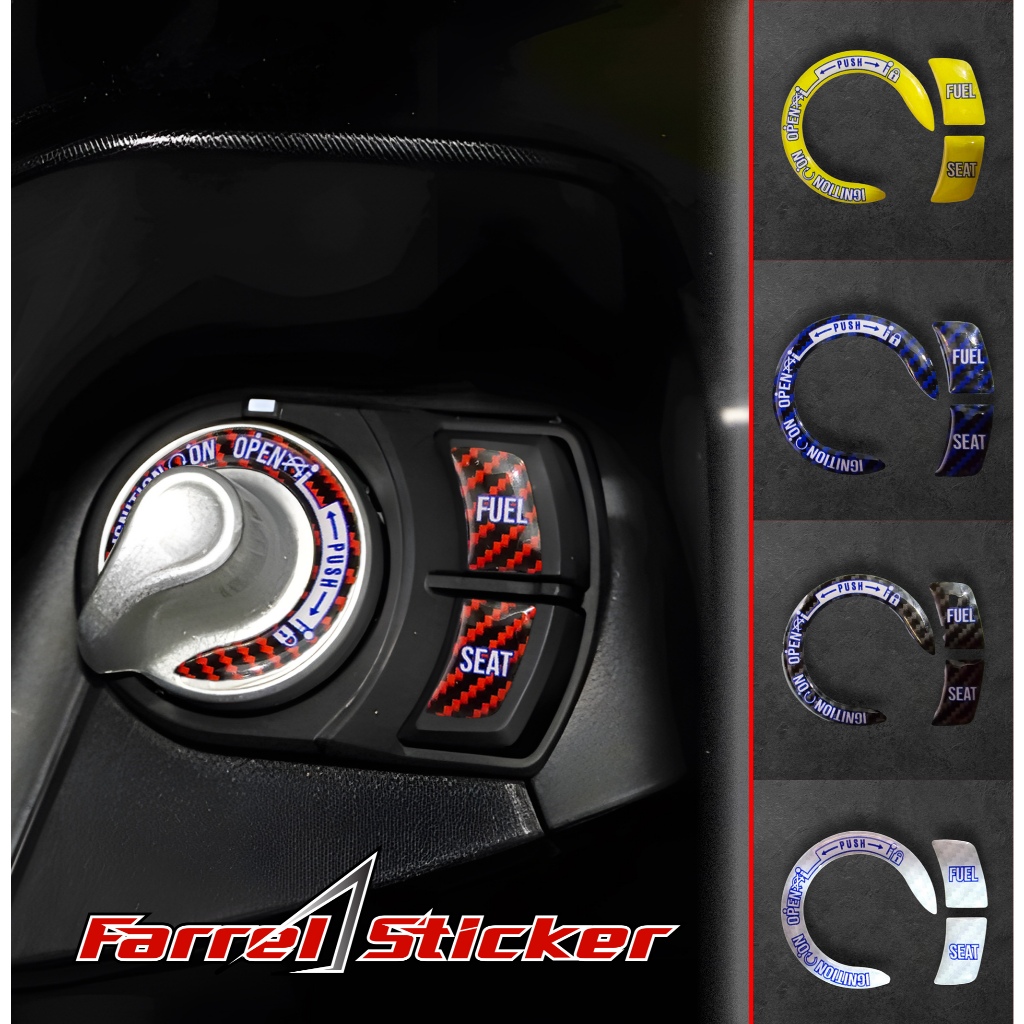 AEROX FREEGO FILANO LEXI KEYLESS STICKER AEROX KEY LESS CONTACT PANEL ...