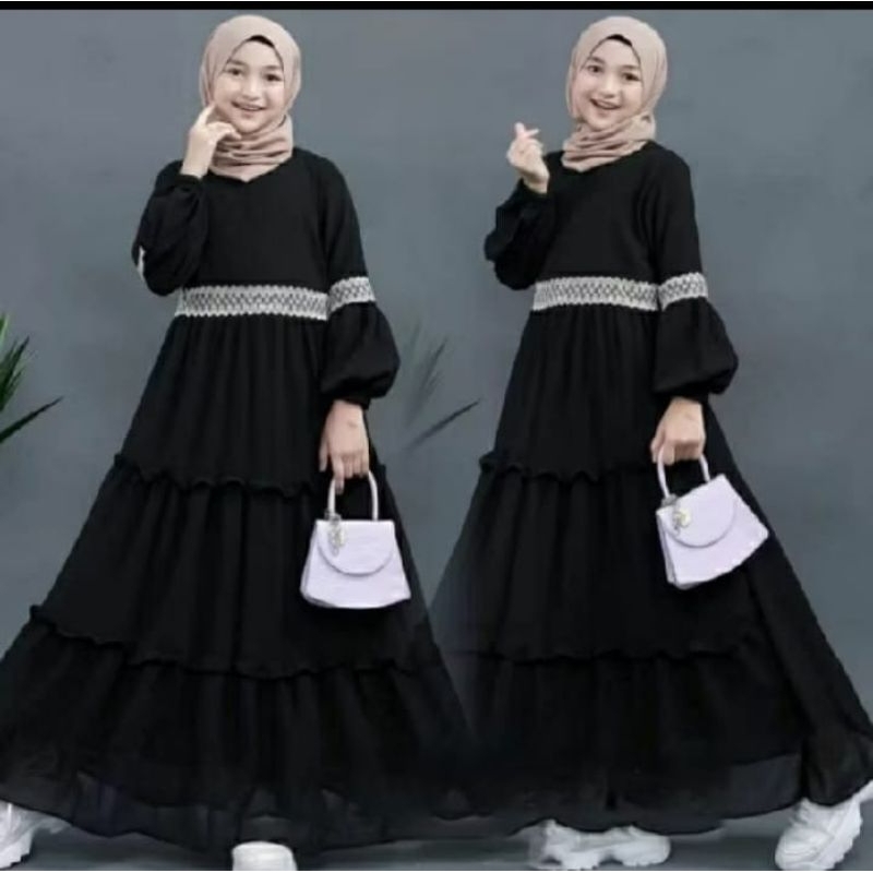 Girls' Dresses Muslim Clothing Gamis for Children Aged 3-12 Years ...