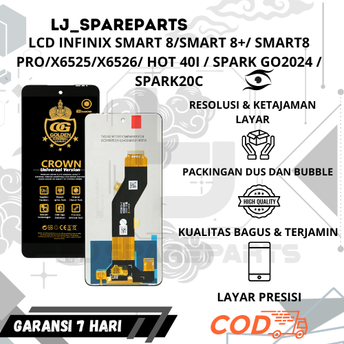 Infinix SMART 8/SMART 8+/ SMART8 PRO/X6525/X6526/ HOT 40I / SPARK ...