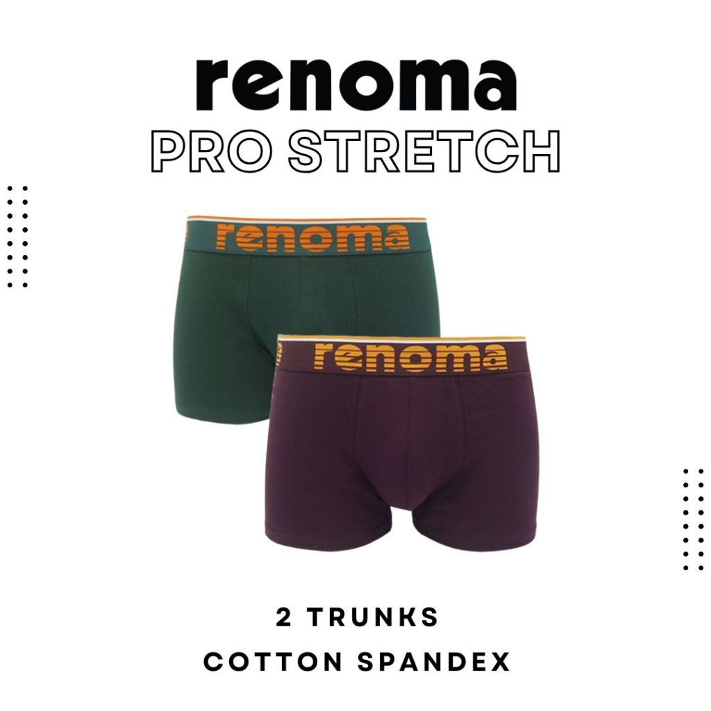Renoma Pro Stretch Boxer Trunk 4582 - Men's Panties 2in1 RANDOM ...