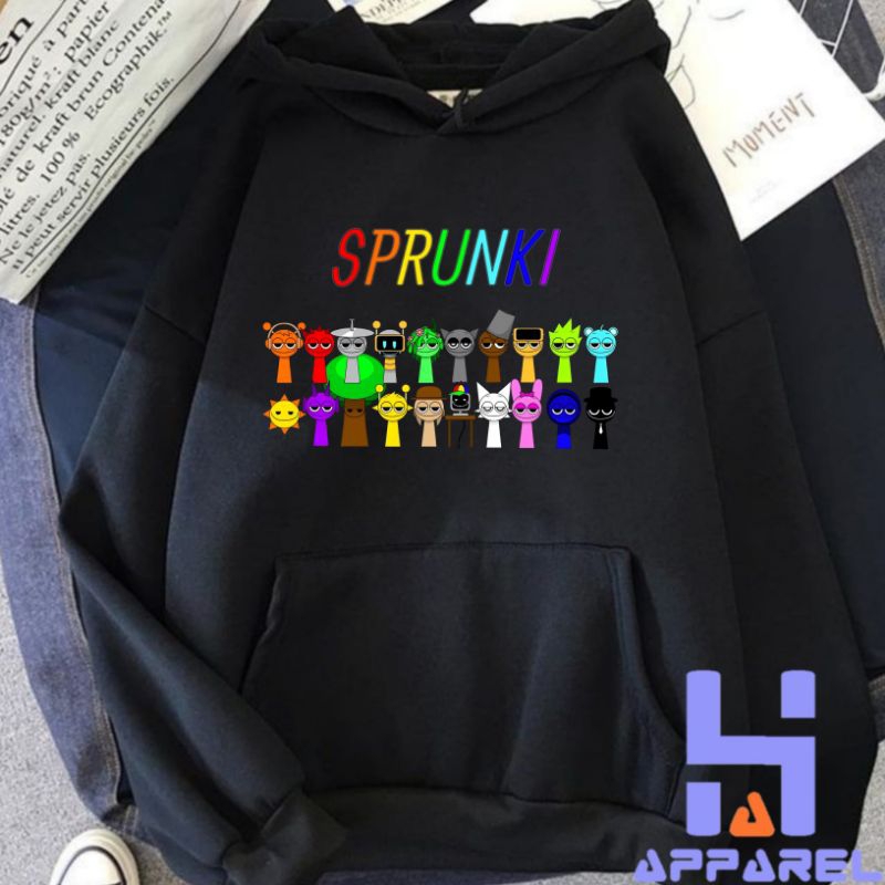 Incredibox SPRUNKI CHILDREN'S HOODIE JACKET | Shopee Malaysia