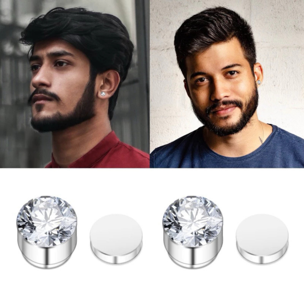 Selling a Unit of Franco Magnetic Diamond Gemstone Earrings Titanium ...