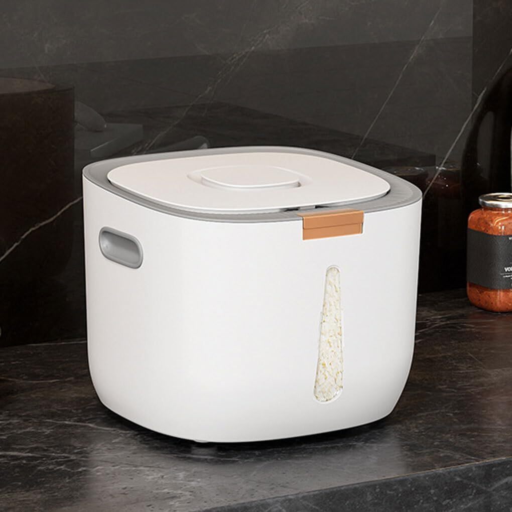 Rice Dispenser Container Aesthetic Design Rice Box Container 10kg ...