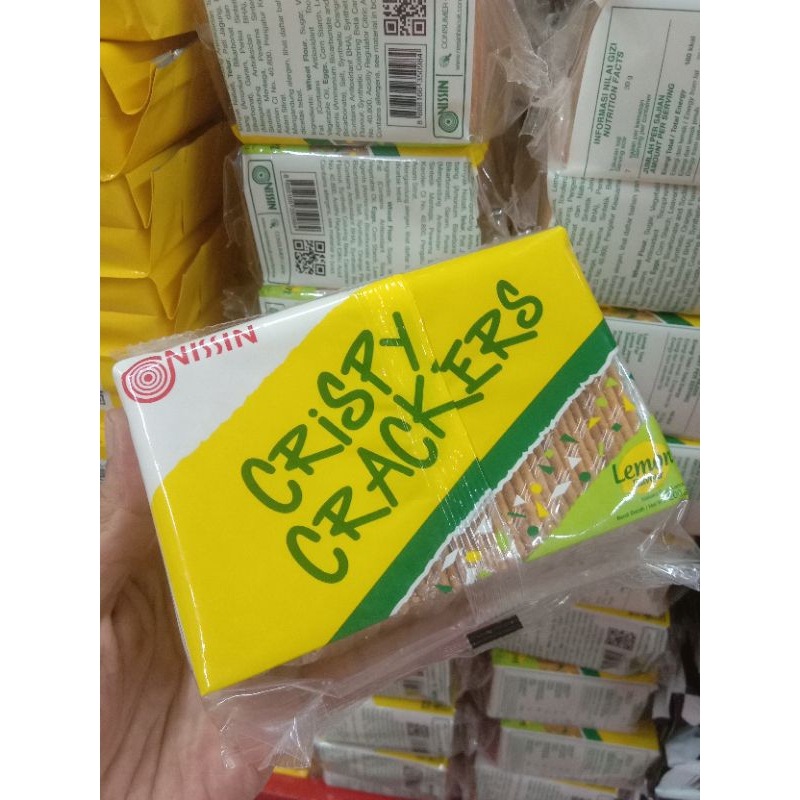 Nissin Crispy Crackers Lemon 200g | Shopee Malaysia