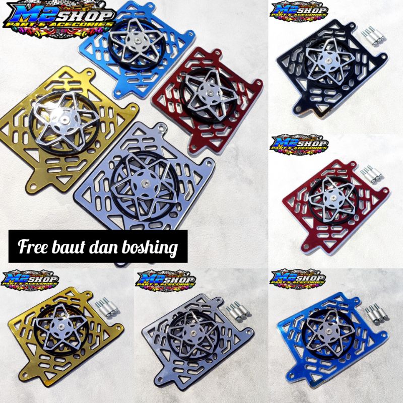 Radiator spinner Cover pnp mirrorBINTANG vario 125 150 pcx 150 adv 150 ...