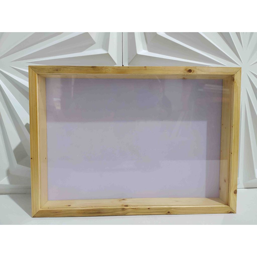 KAYU Dutch teak wood 3D frame 21x30 cm 5 cm cavity | Shopee Malaysia