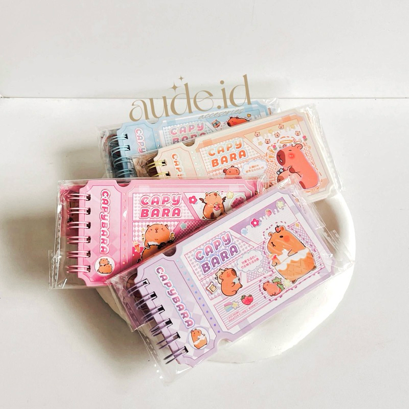 Aude - Capybara Mini Notebook | Capybara Notebook | Mini Notebook ...