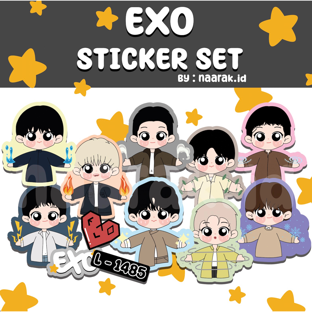 Exo SUPER POWER STICKER SET | Shopee Malaysia