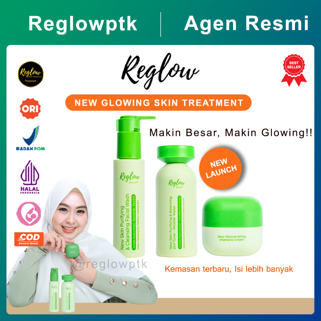 Reglow NEW GLOWING SKIN TREATMENT PRODUCT BASIC REGLOW PACKAGE BY DR ...