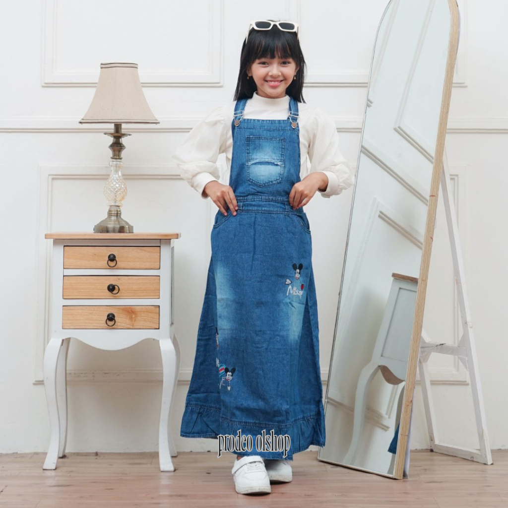 Overalls for children's Jeans with embroidered motifs 4-12 years old ...