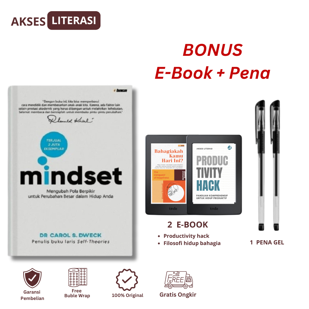 [HARD Cover] Mindset Book [Changing think patterns for big changes in ...