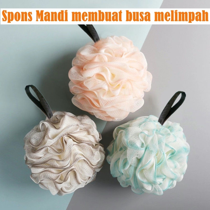 Thick Bath Sponge Weight 45 Grams Shower Puff Soft Material Soft Net ...