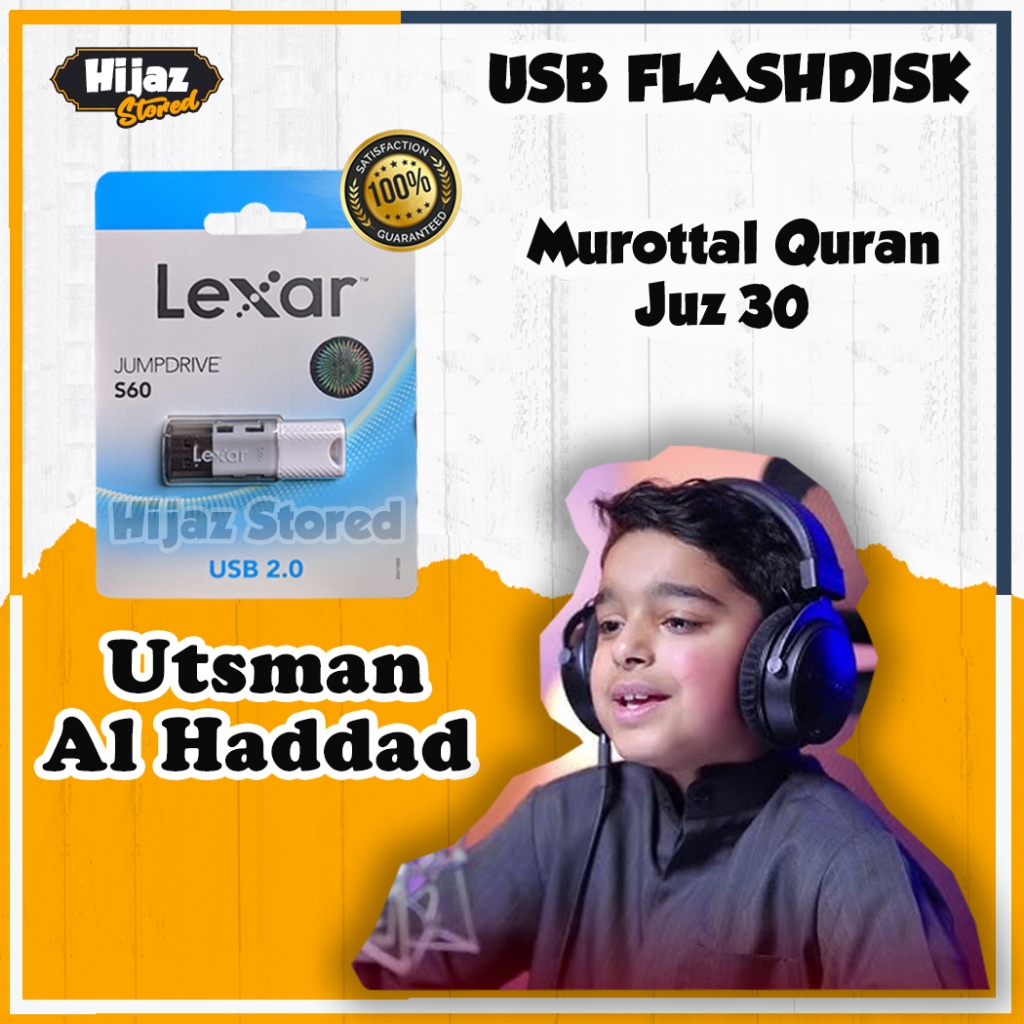 Chiavetta USB Quran 64GB - Oltre 30 Recitatori + Traduzione In Inglese - Regalo Islamico