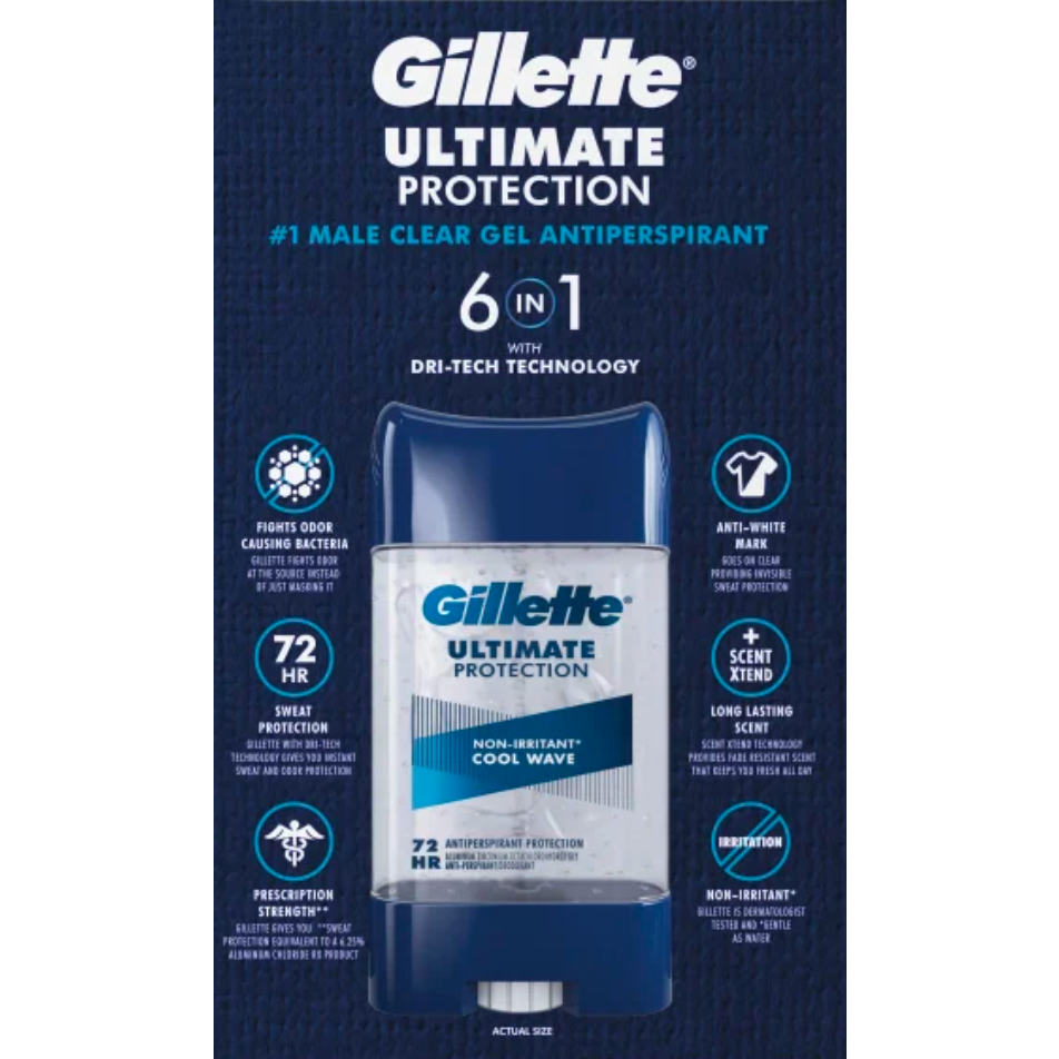 Gillette antiperspirant deodorant stick and gel | Shopee Malaysia