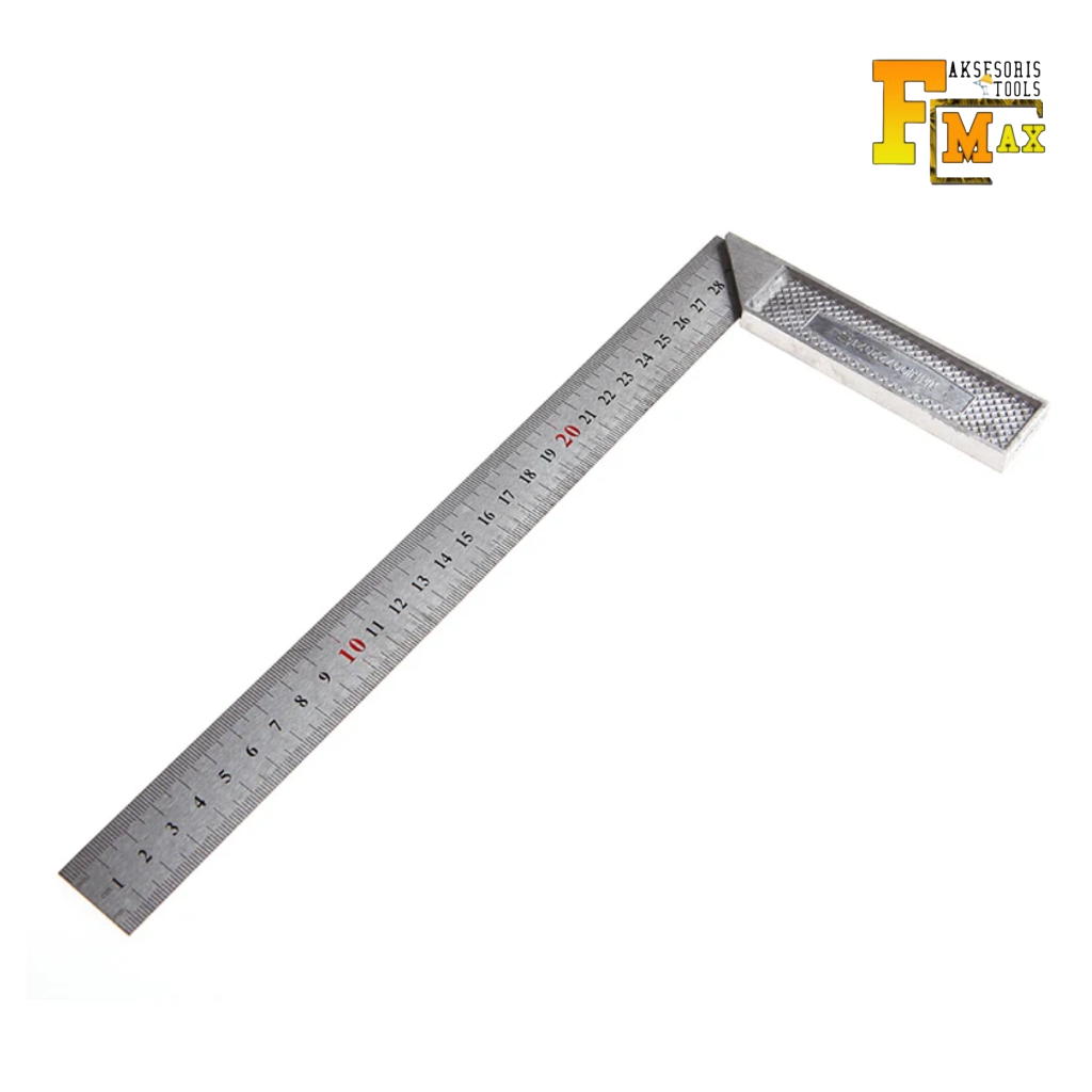 SIKU Pasekon 30cm Iron Angled Ruler 12 Inch Craftsman Measuring Tool ...