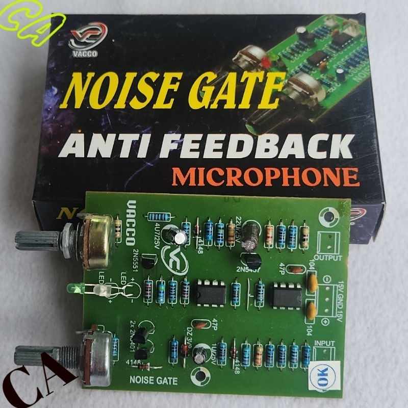 Noise MICROPHONE ANTI FEEDBACK GATE KIT by VACCO | Shopee Malaysia