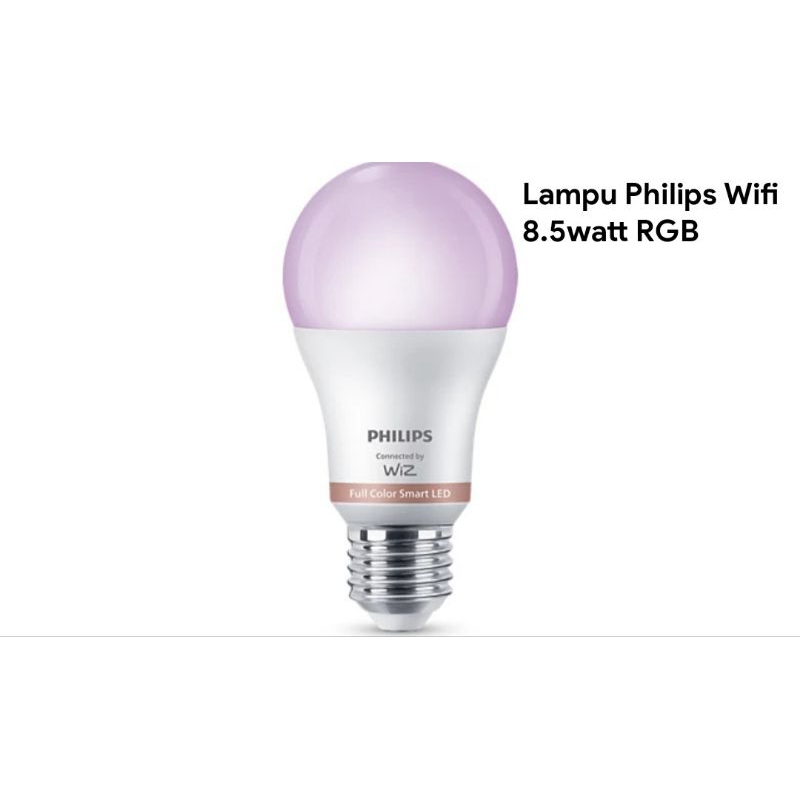 Philips Smart LED Wiz E27 8.5W 806 Lumen RGB | Shopee Malaysia