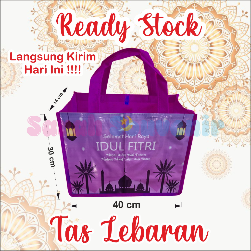 Jumbo Eid Ul Fitri Parcel Bag Jumbo Eid Bag Goodiebag Eid Bag Lebaran