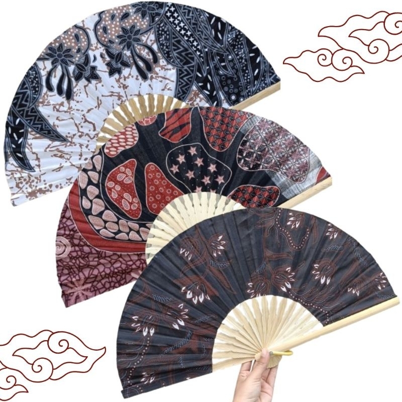 [ Part 2 ] BATIK MOTIF FAN BATIK FAN/ FOLDING FAN/ | Shopee Malaysia