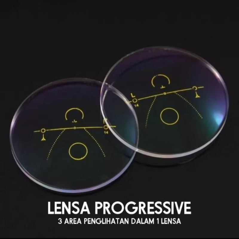 Long Distance & Close-Focus DOUBLE Progressive Lens | Shopee Malaysia