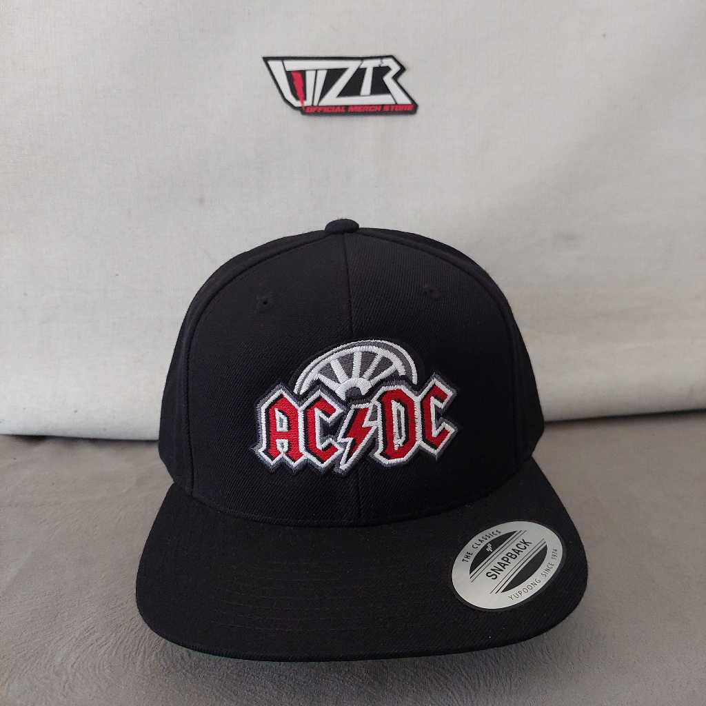 Official AC/DC Hat / Snapback - Original LOGO | Shopee Malaysia