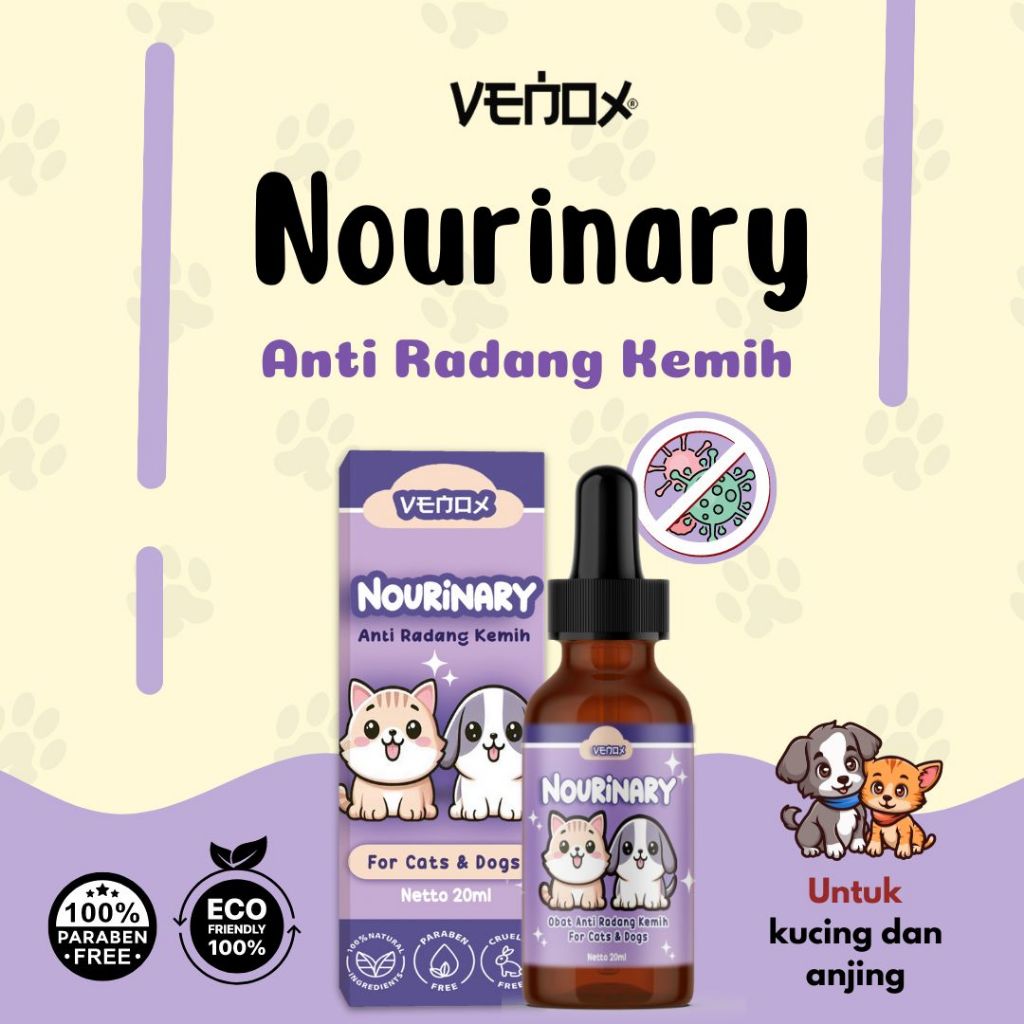 Awindo NOURINARY Venox Anti Inflammatory Dog Cat Medicine Infection