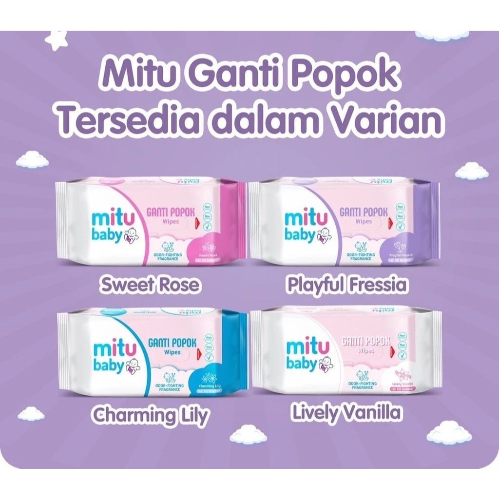 Mitu Baby Wet Tissue Change Diaper (Buy 1 Get 1 Free) | Shopee Malaysia