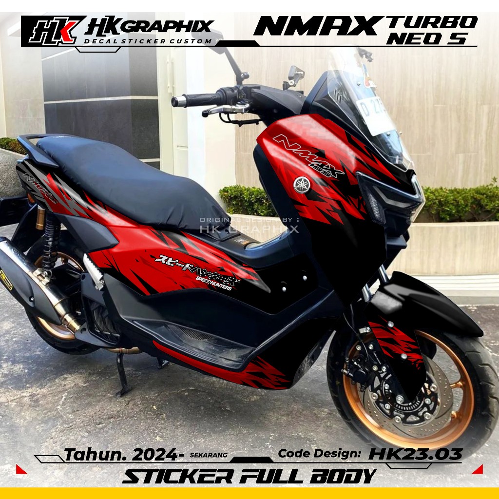 Decal Sticker New NMAX TURBO NEO S Full Body 2024 Sticker Speed Hunters ...