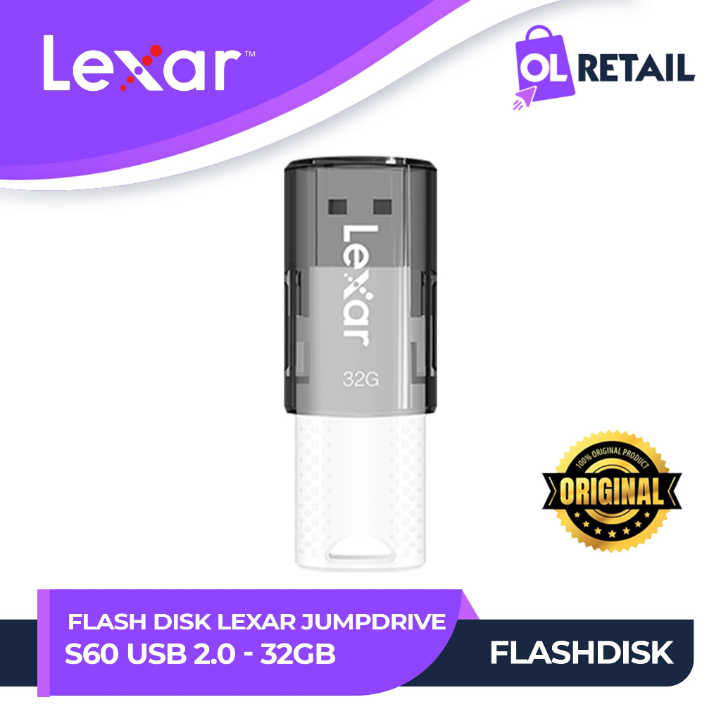 Flash Disk / Flashdisk Lexar Jumpdrive S60 32GB | Shopee Malaysia