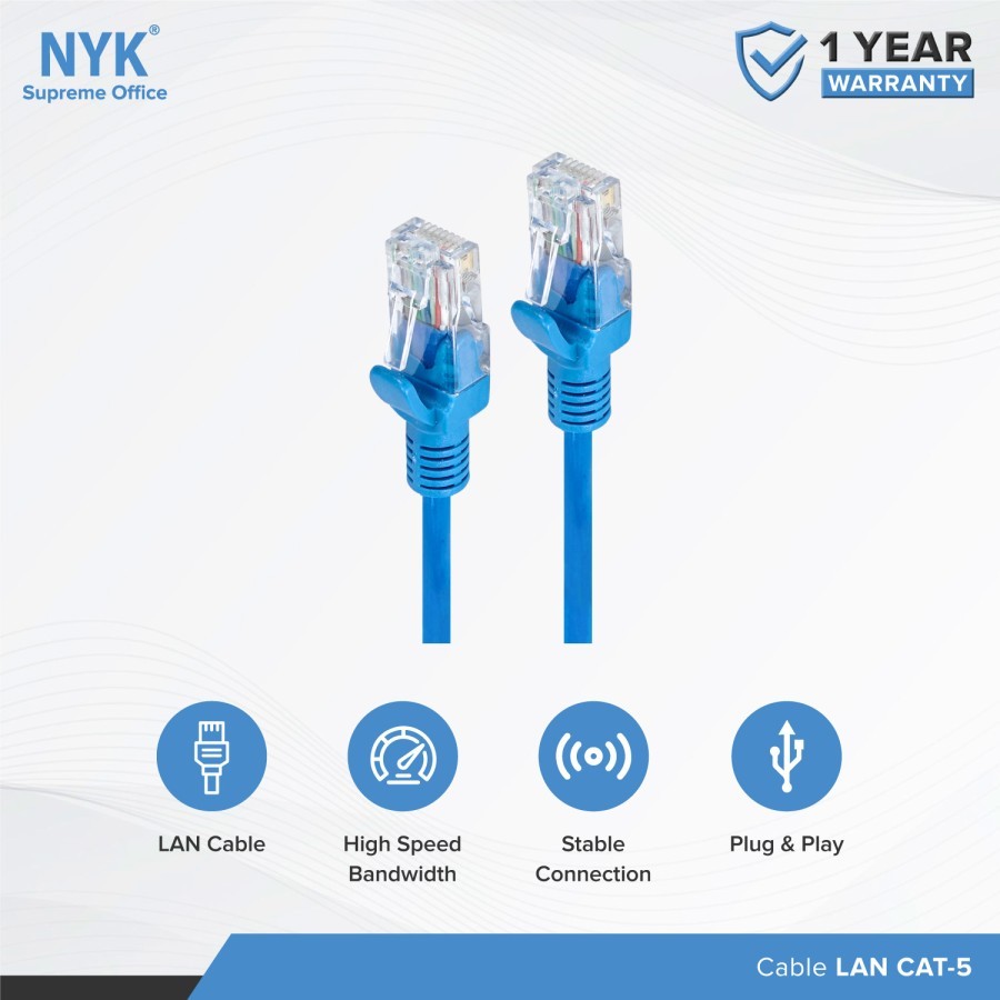UTP 50M RJ45 LAN Cable Cat 5e Cable 50 Meters installed with cat5e ...