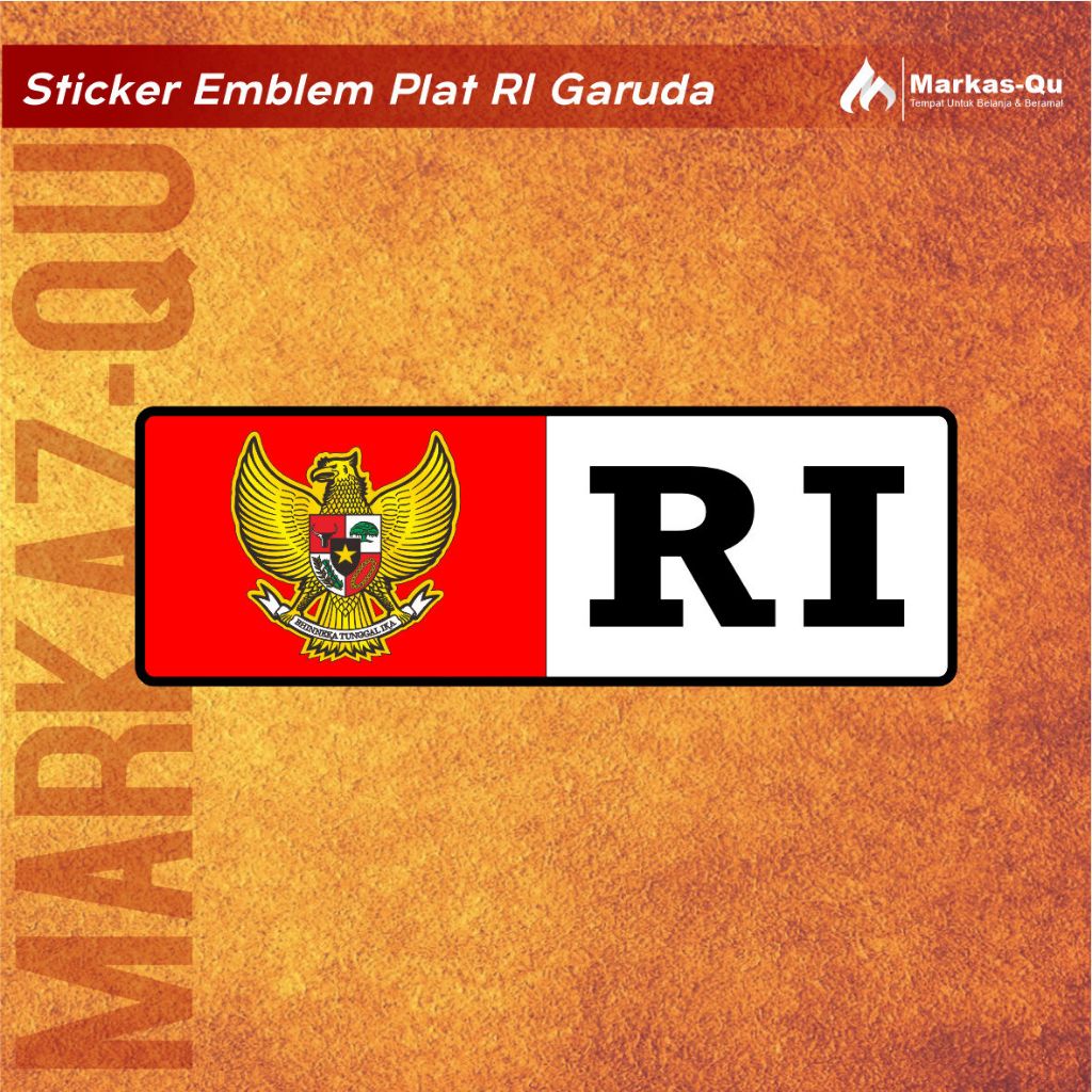 RI Garuda Pancasila Embossed Plate Emblem Sticker | Shopee Malaysia