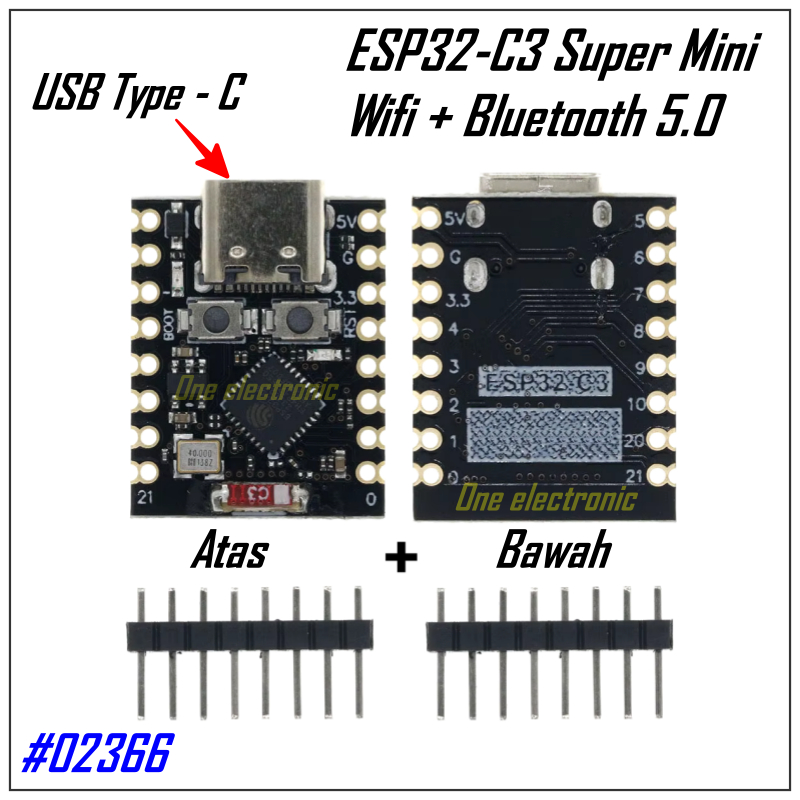 Usb Type C ESP32-C3 Super Mini Wifi Bluetooth BLE 5.0 Board ESP32 ...