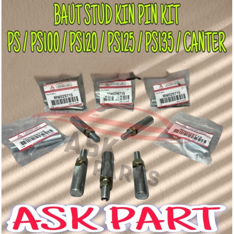 Bolt BOLT STUD KING KIN PIN PEN MITSUBISHI PS 100 120 125 135 HT 125 ...