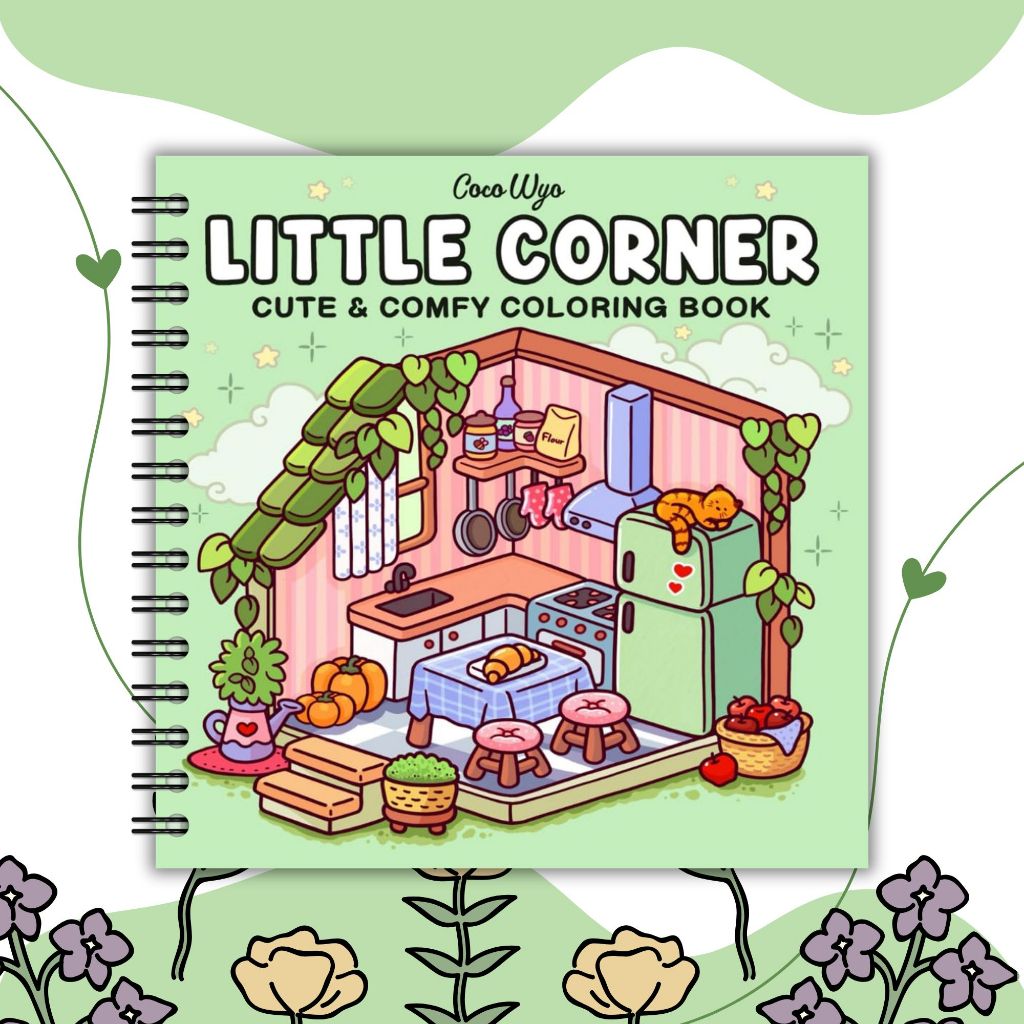 Little Corner Coco Wyo Coloring Book Cute And Comfy Coloring Book for ...