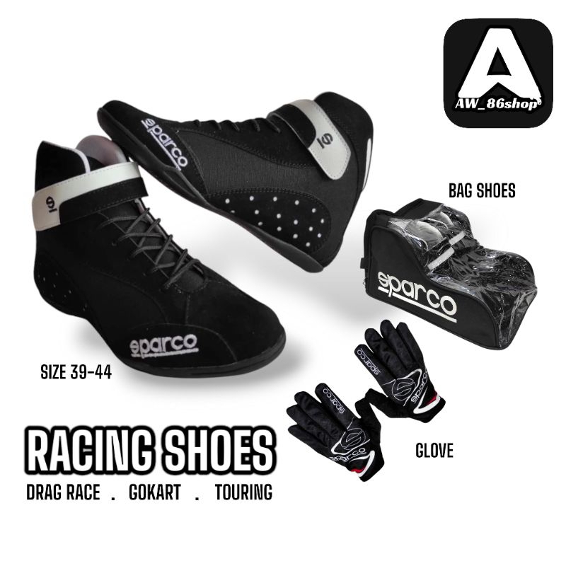 SWALOM GO KART BLACK TOURING ROAD RACE RACING SHOES COD AVAILABLE ...