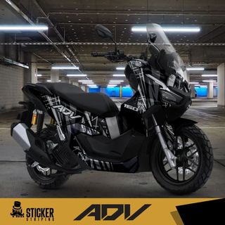 Decal Honda ADV 160 ADV 150 Full Body Custom Sticker Variation Motif ...