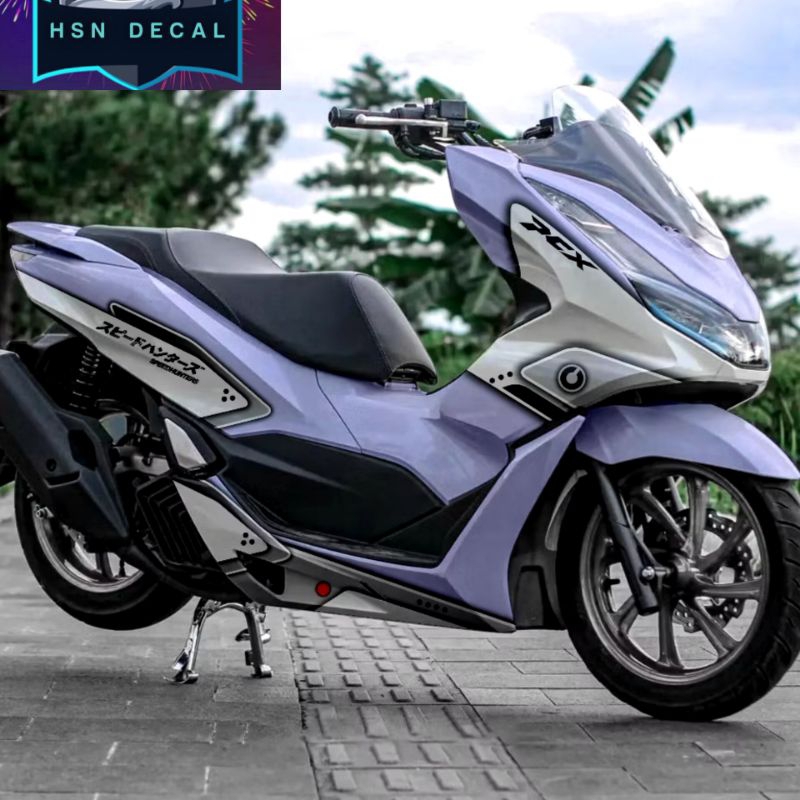 Pcx 160 Full Body Decal Sticker, Full Block Sticker Variations, Cool ...