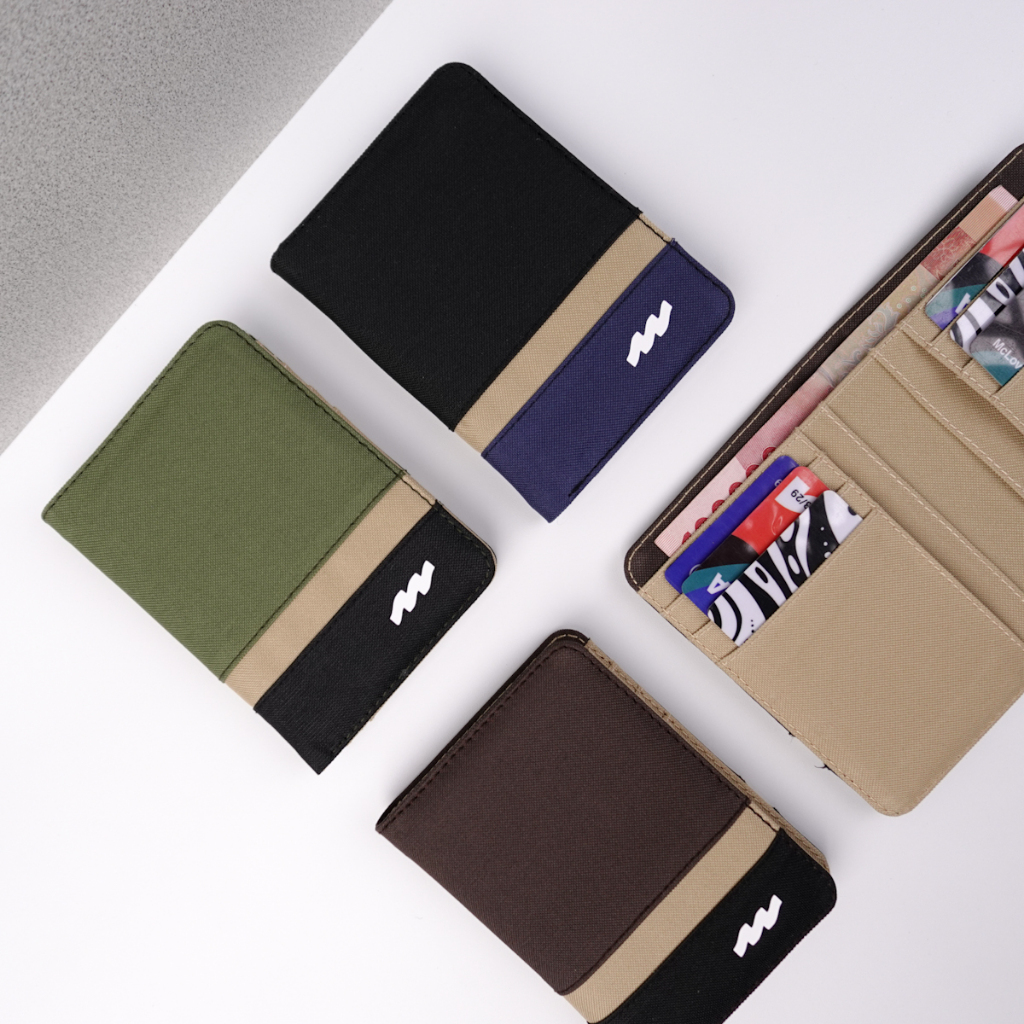 Men's Folding Wallet Bifold Wallet Basic Canvas Fabric Simple Money and ...